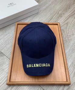 BALENCIAGA Logo Visor Cap In Blue