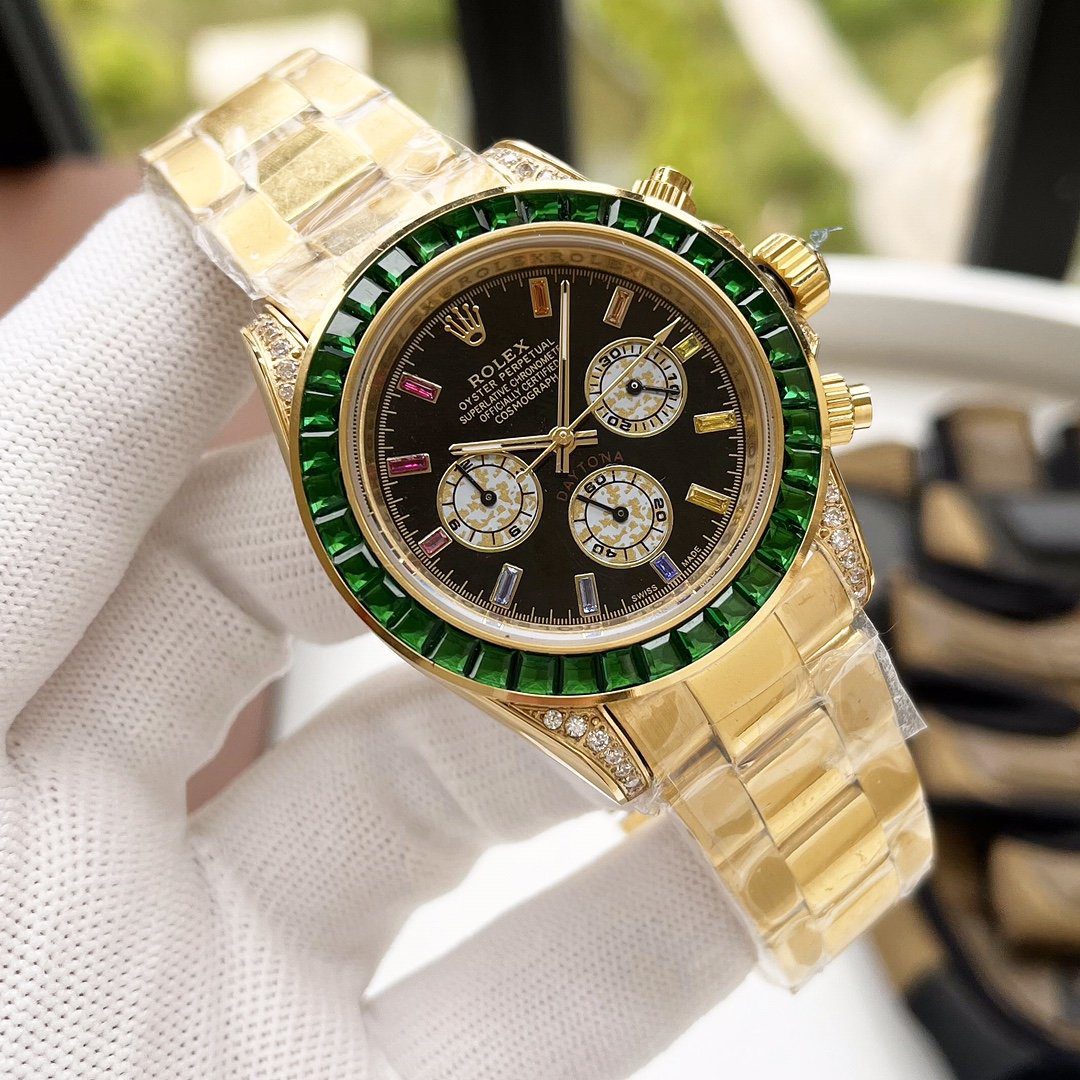 Rolex Cosmograph Daytona 40mm Gold Toned Beaded For Men