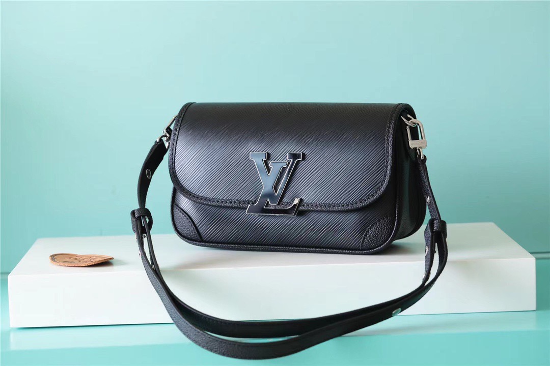 Louis Vuitton Buci Epi Black For Women, Women’s Handbags, Shoulder And Crossbody Bags 24.5cm/9.6in LV M59386