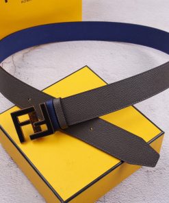 Fendi Belt With Double F Buckle Black For Women, Women Belt