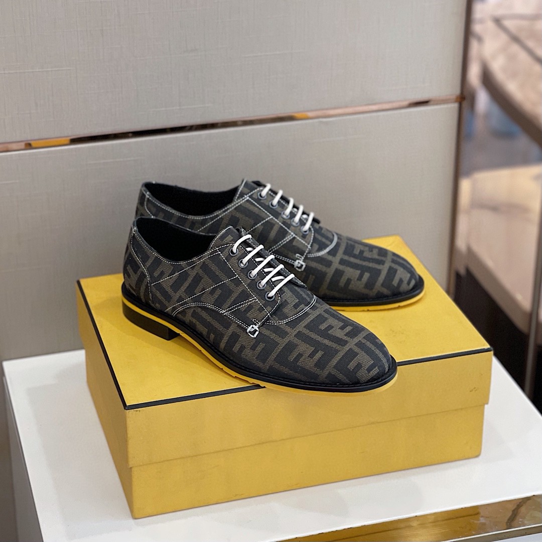 Fendi Force Brown Shoes For Men