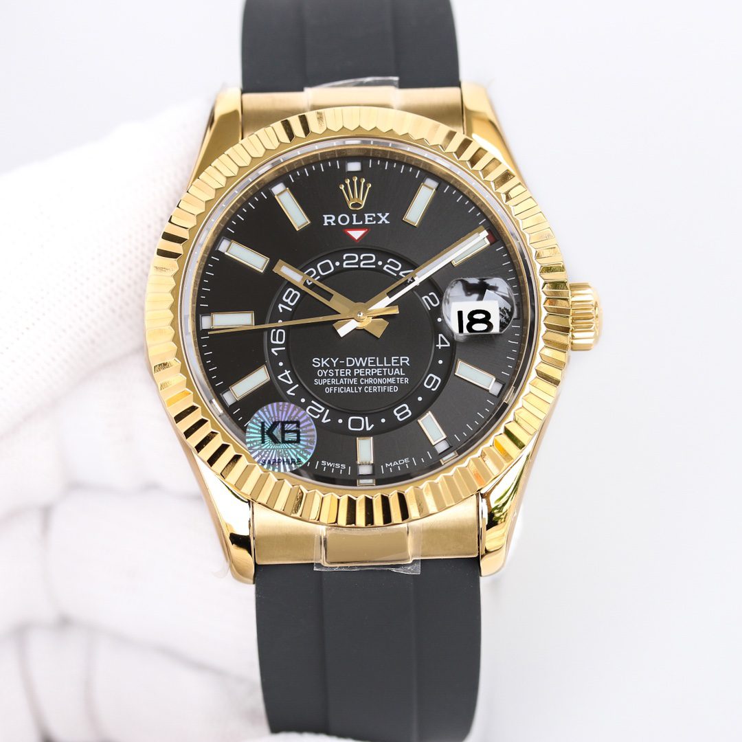 Rolex Sky – Dweller 42mm Gold Toned For Men 326238