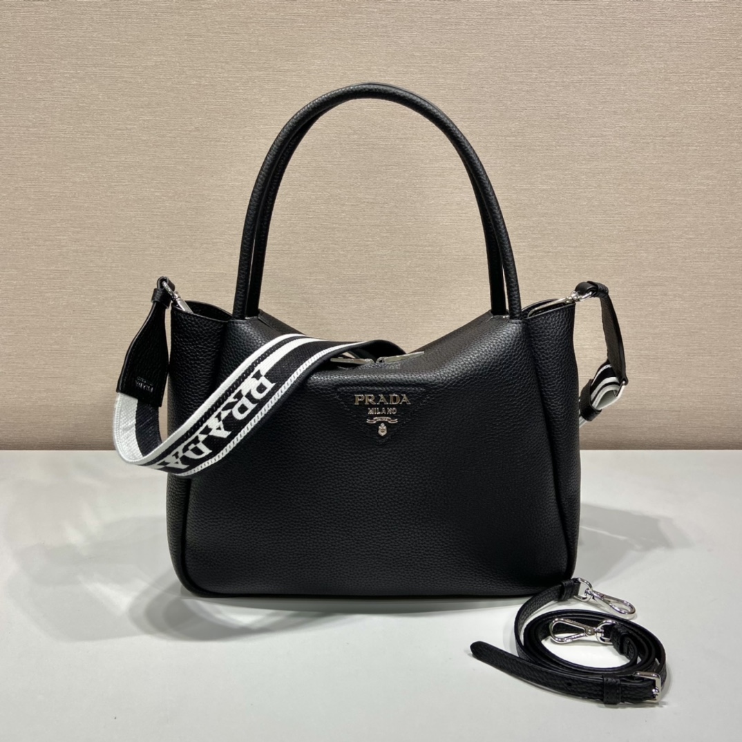 Prada Large Handbag Black For Women, Women’s Bags 12.6in/32cm 