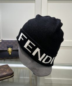 Fendi Beanie In Black