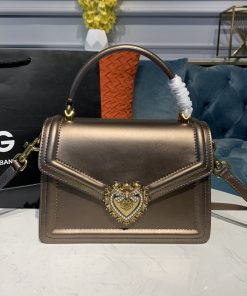 Dolce & Gabbana Medium Devotion Bag Bass For Women 9.5in/24cm