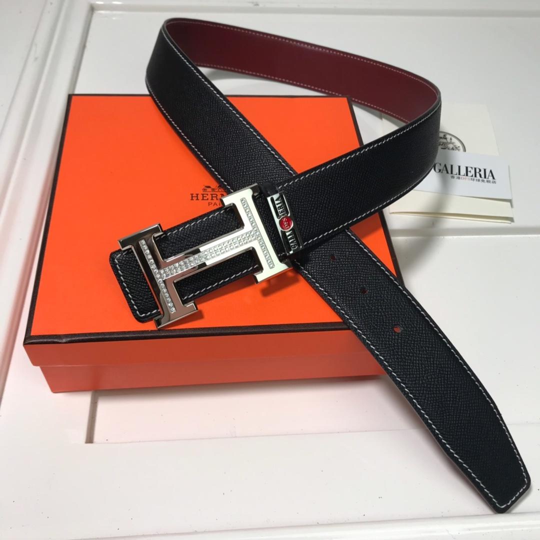 Hermes Focus Belt Buckle & Reversible Strap Black For Women, Women Belt