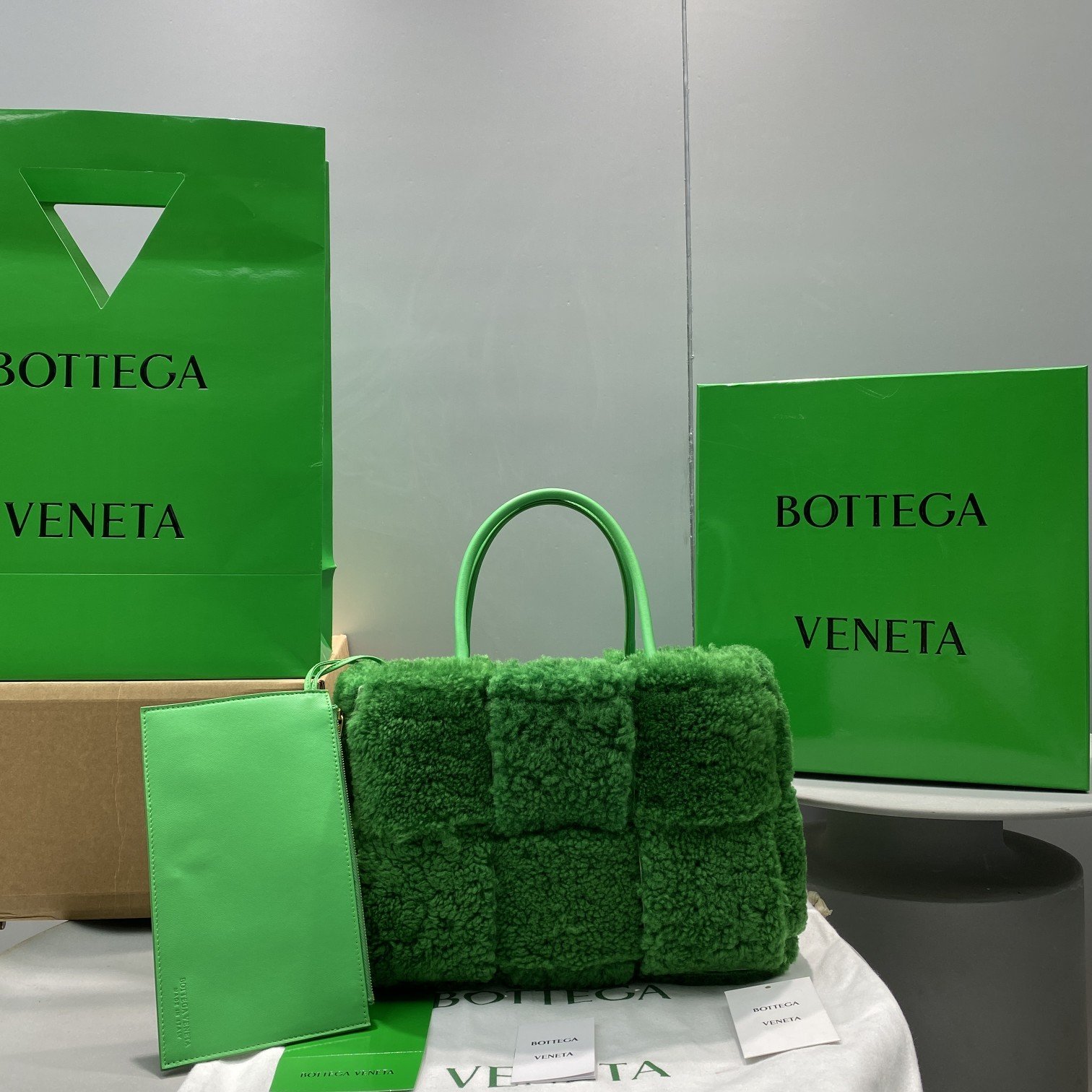 Bottega Veneta Small Arco Tote Bag Green, For Women, Women’s Bags 11.8in/30cm 652867V13F13724