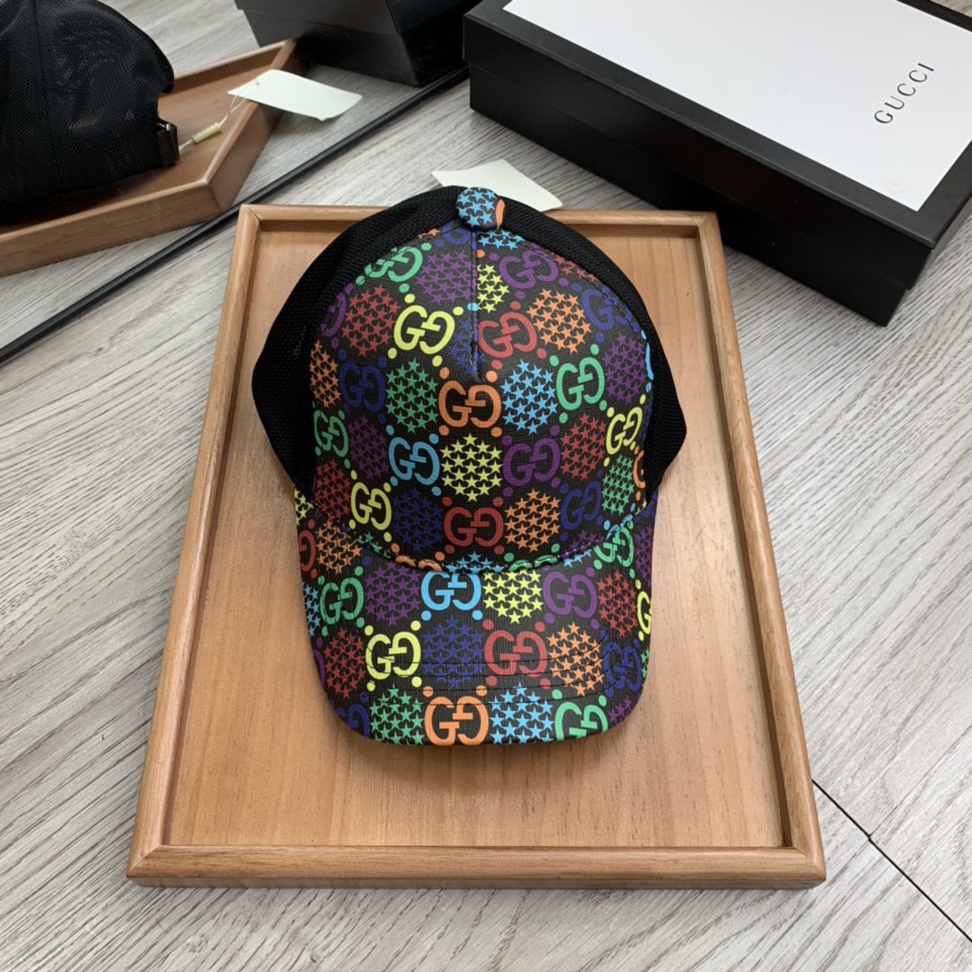 GUCCI Canvas Baseball Cap Multiple Color