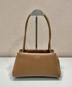 Prada Small Bag Brown For Women, Women’s Bags 9.8in/25cm