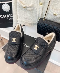 Chanel Women’s Loafers With Lining Black For Women