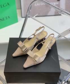 Chanel Slingbacks Beige For Women, Women’s Shoes