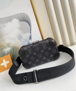 Louis Vuitton Horizon Clutch Monogram Eclipse For Men, Men’s Bags, Shoulder And Crossbody Bags 8.3in/21cm LV M45579