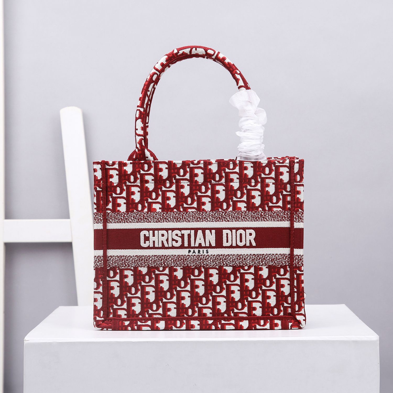 Christian Dior Small Dior Book Tote Red, For Women, Women’s Handbags 26.5cm/10.5in CD M1265ZRIW_M17E