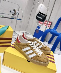 Gucci x Adidas Women’s Gazelle Sneaker Beige For Women Gucci ‎707868 UWV20 7162