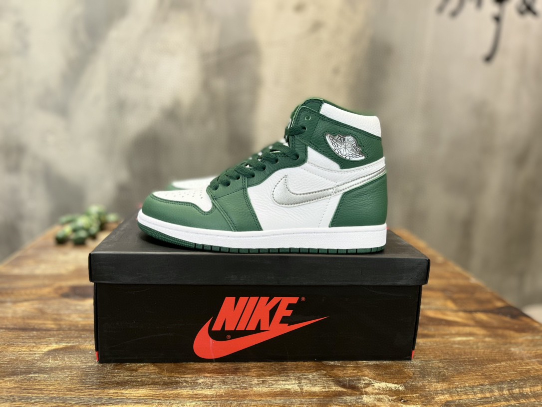 Nike Air Jordan 1 Retro High OG Green/White For Men 