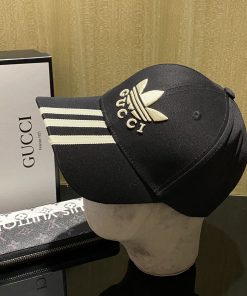 Gucci x Adidas Baseball Hat Black Gucci Hat