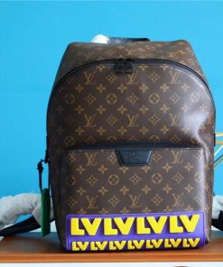 Louis Vuitton Discovery Backpack Monogram Canvas With LV Rubber Signature Appliqué For Fall, Men’s Bags 40cm LV M57965