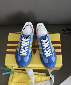 Gucci x Adidas Men’s Gazelle Sneaker Light Blue For Men ‎‎‎‎707848 9STU0 4860