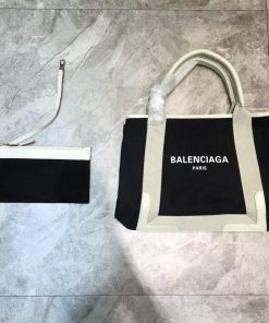 BALENCIAGA Navy XS Tote Bag In Black, For Women, Women’s Bags 12.6in/32cm