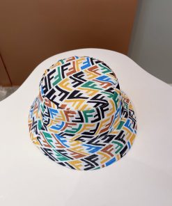 Fendi Denim Bucket Hat Multicolor Fendi Hat