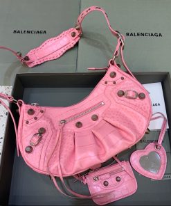 BALENCIAGA Le Cagole XS Shoulder Bag In Pink, For Women, Women’s Bags 13in/33cm 67130723EBY5812
