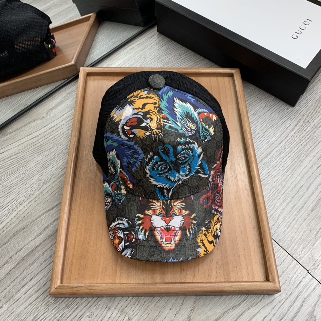 GUCCI Canvas Baseball Cap Multiple Color