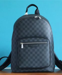 Louis Vuitton Josh Backpack Damier Graphite Canvas For Men, Men’s Bags 40cm LV N40365