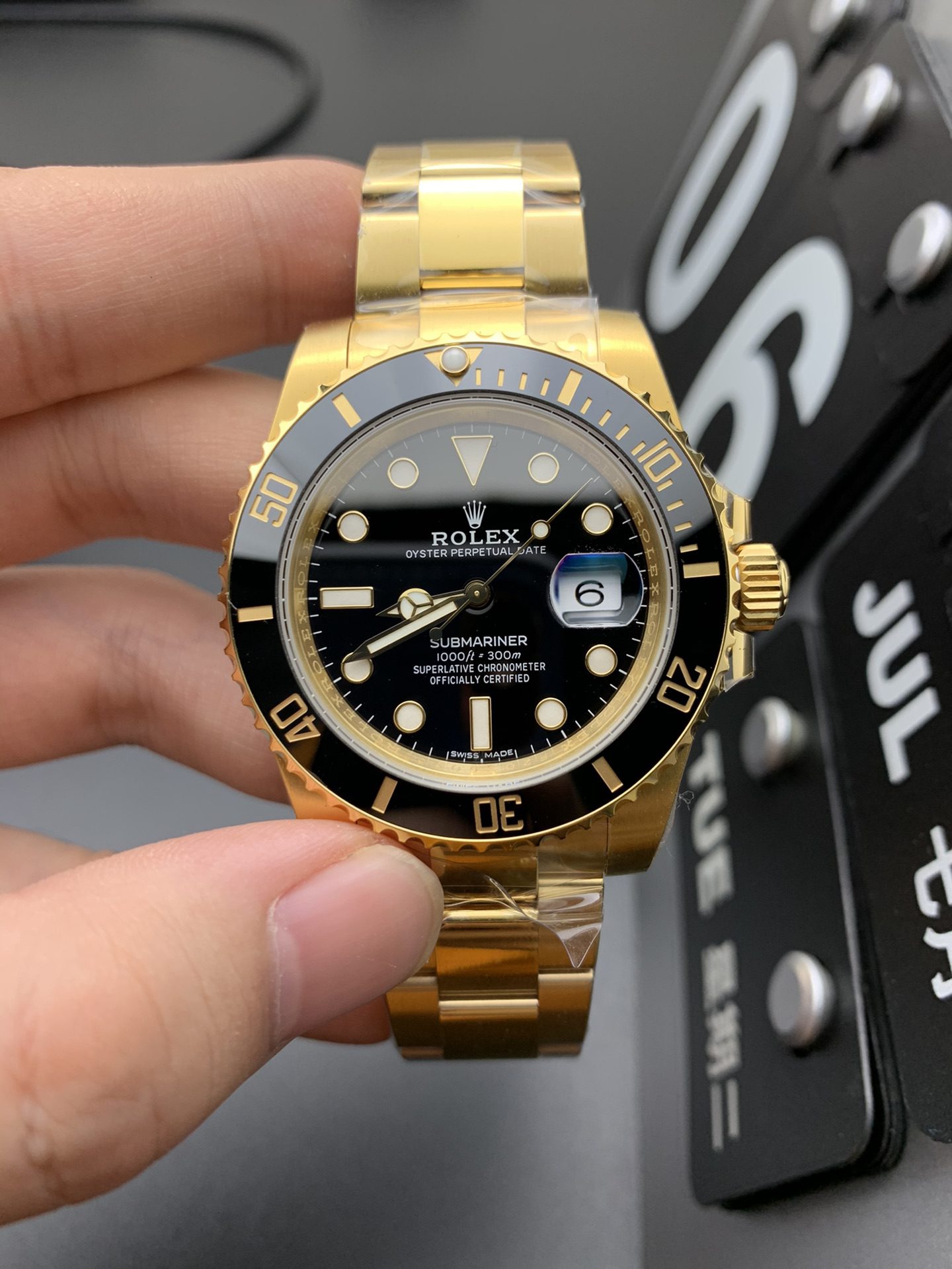 Rolex Submariner Date 41mm Gold Toned For Men 126618LN