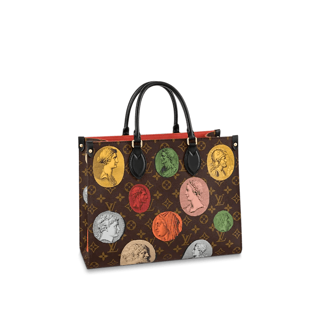 Louis Vuitton x Fornasetti Capsule Collection Onthego MM Monogram Cameo For Women 35cm LV