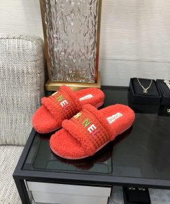 Chanel Women’s Mules With Lining Red For Women 1.2in/3cm