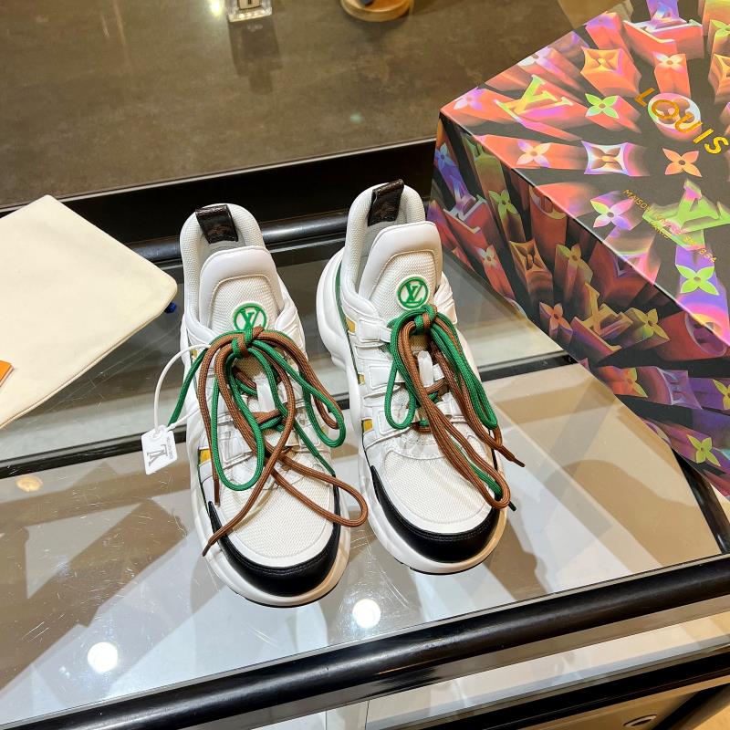 Louis Vuitton Women’s LV Archlight Sneaker White And Green For Women LV