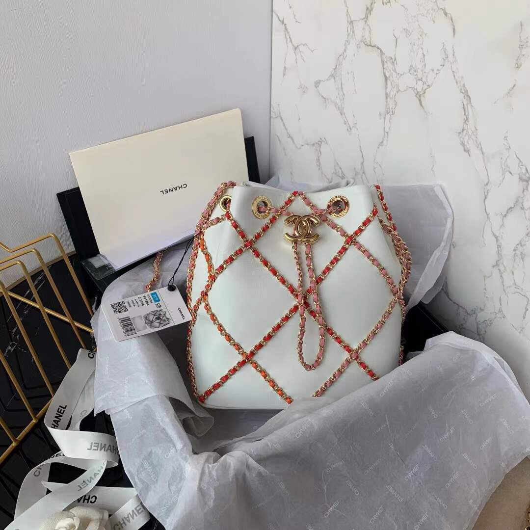 Chanel 21 Handbag White For Women, Women’s Bags 8.6in/22cm