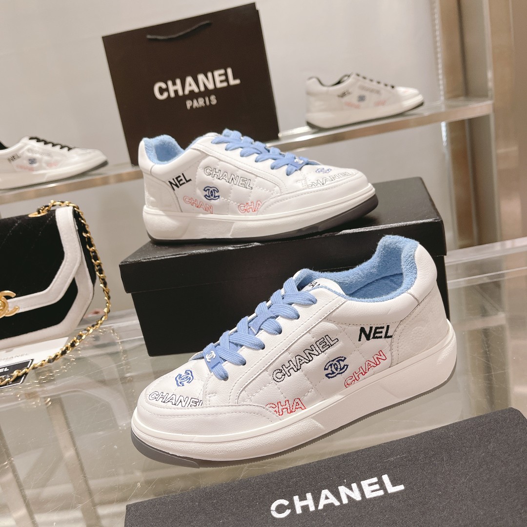 Chanel Women’s Sneakers Blue For Women